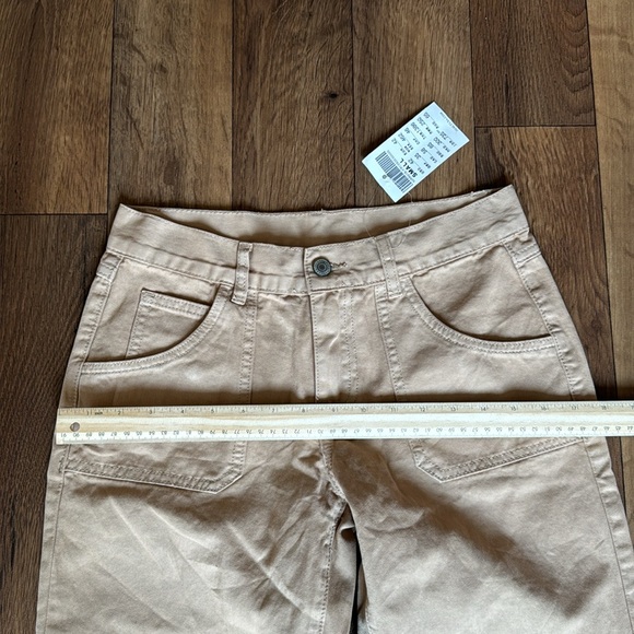 John Galt NWT Wide Leg Boot Flare Tan Khaki Pants Size Small Trendy Bottoms $42 - Picture 8 of 13